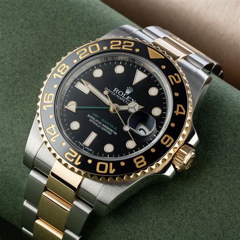 gmt master 2 half gold